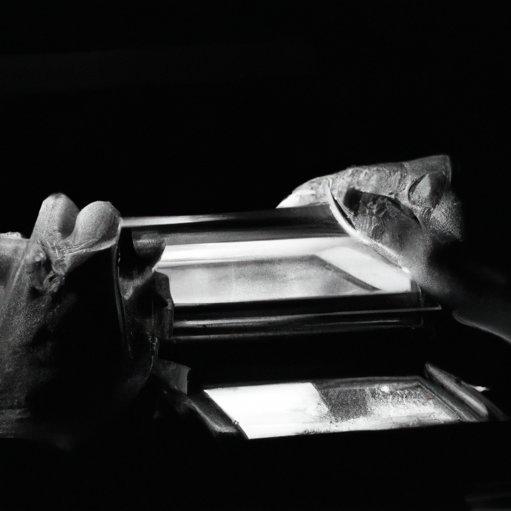 Portret van Lotte, docent donkerkamer