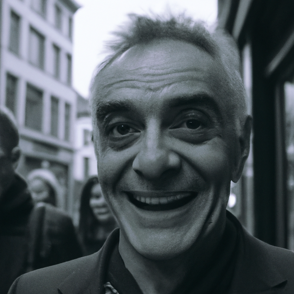 Portret van Bram, docent street